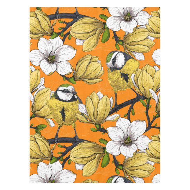 Spring time in yellow tablecloth (Front)