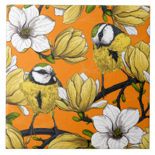 Spring time in yellow tile