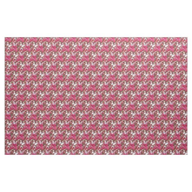 Spring Time Pink Flower Fabric (Yard)