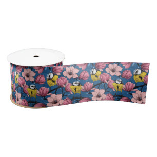 Spring time satin ribbon