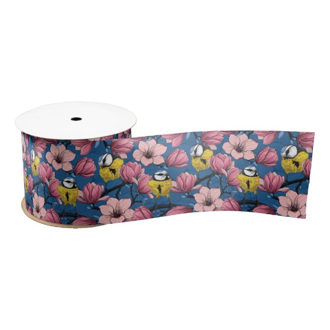 Spring time satin ribbon (Spool)