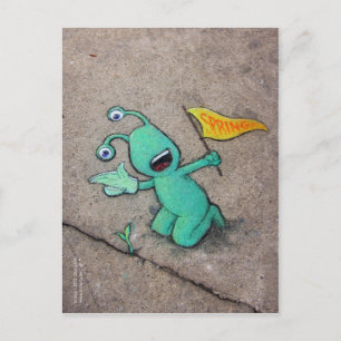 spring training postcard