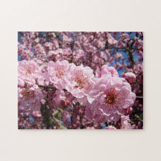 Spring Tree Blossoms puzzles gifts Pink Flowers