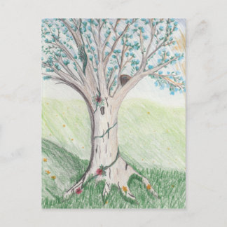 Spring tree Postcard