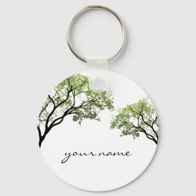 Spring Trees Keychain (Front)