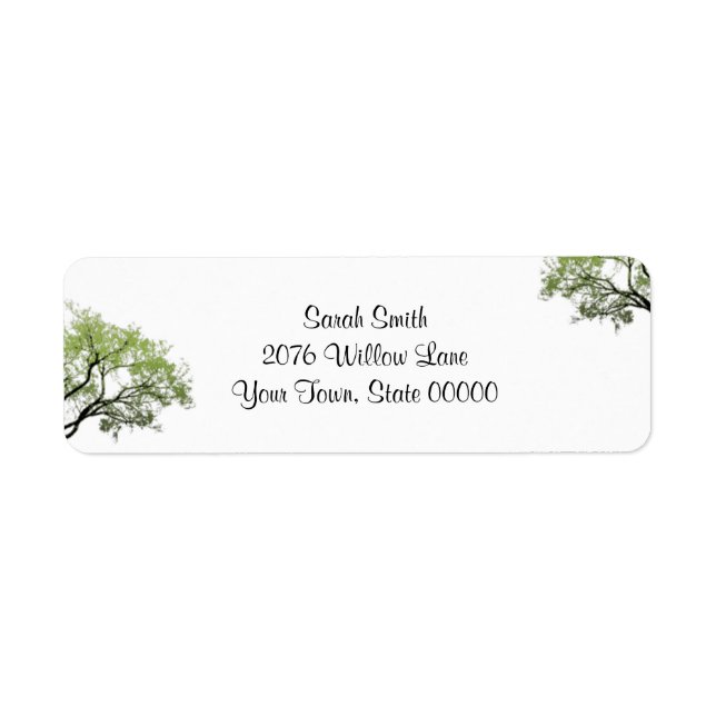 Spring Trees Return Address Label (Front)