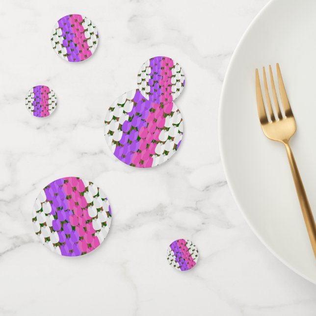 Spring Tulip Field Confetti (Group)