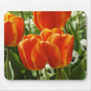 Spring Tulip Garden Mouse Mat