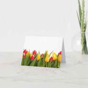 Spring Tulip Garden Note Card
