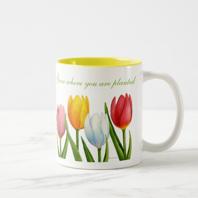 Spring Tulip Mug (Right)
