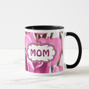 Spring Tulip Painting Mother's Day Gift Mug