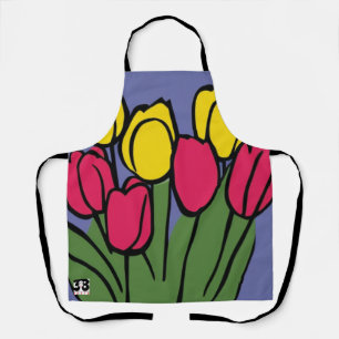 Spring Tulips Apron