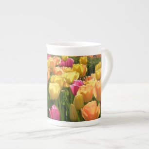 Spring Tulips Bone China Mug
