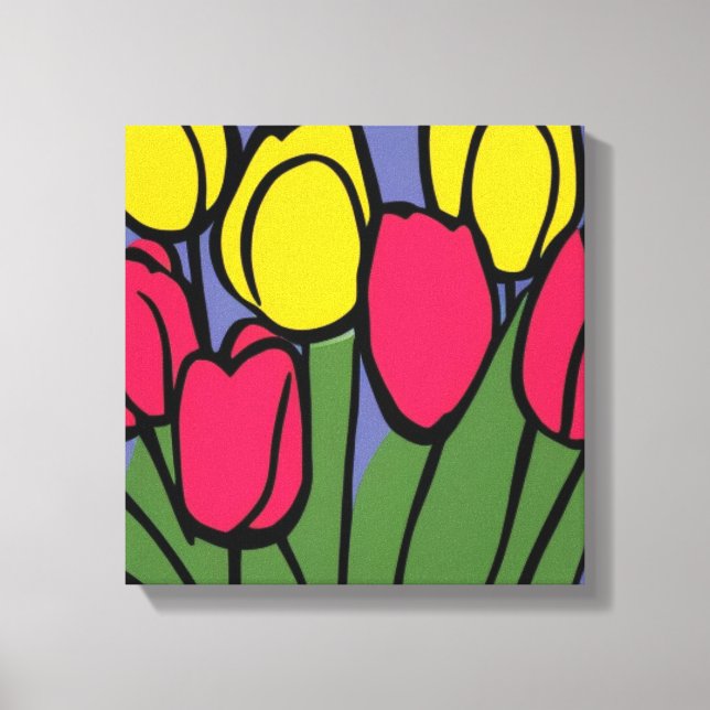 Spring Tulips Canvas Print (Front)