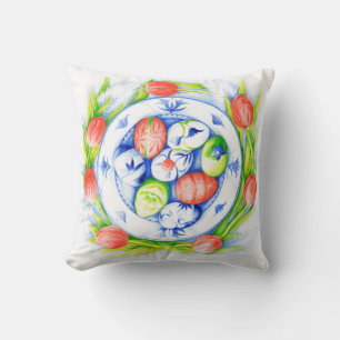 Spring Tulips Cushion