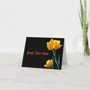 Spring Tulips Elegant Note Cards
