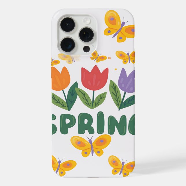 Spring Tulips  iPhone Case (Back)