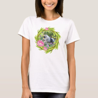 Spring Tulips Keeshond Tshirt 2