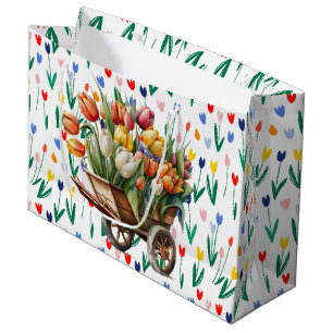 Spring Tulips Large Gift Bag