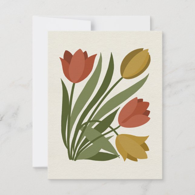 Spring Tulips Notecard (Front)