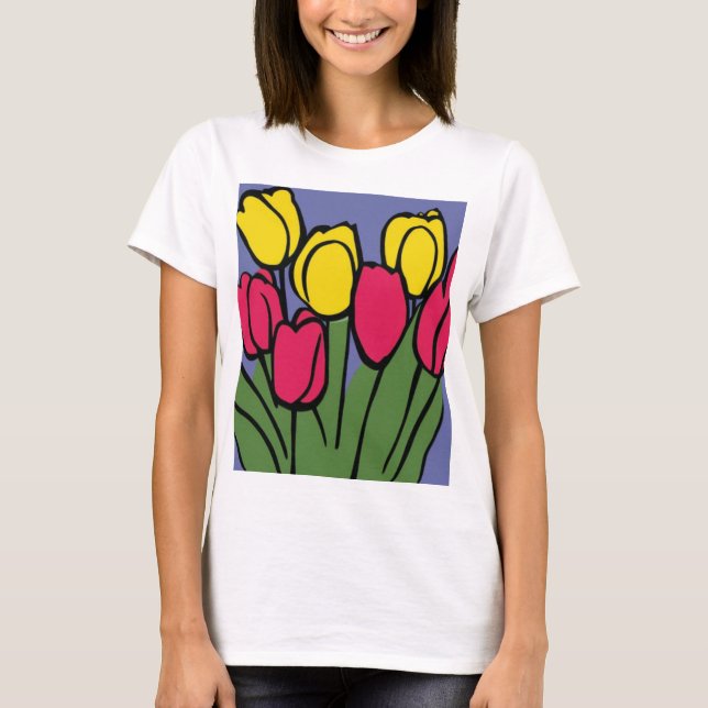 Spring Tulips T-Shirt (Front)