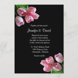 Spring Tulips Wedding Invitation