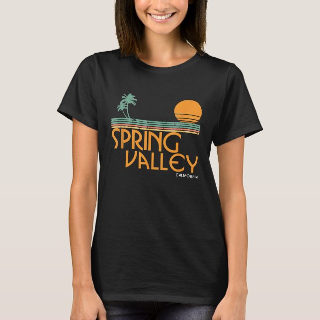 Spring Valley California T-Shirt (Front)