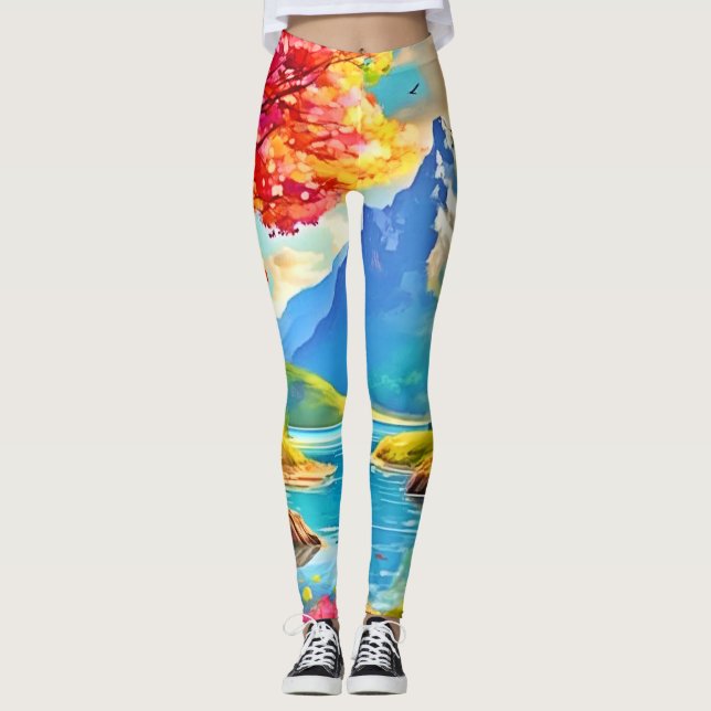 Spring Valley: Mountain View Leggings (Front)