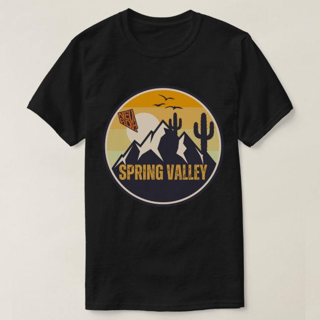 Spring Valley, Nevada T-Shirt (Design Front)