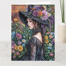 Spring Victorian Goth 2025 Design 3 Card