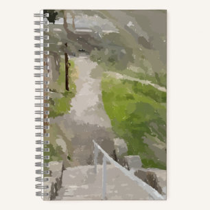 Spring View From Stairs Sketchbook Notebook