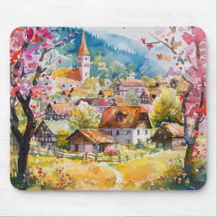 Spring Village Mouse Mat