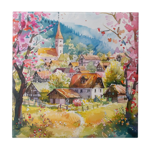 Spring Village Tile (Front)