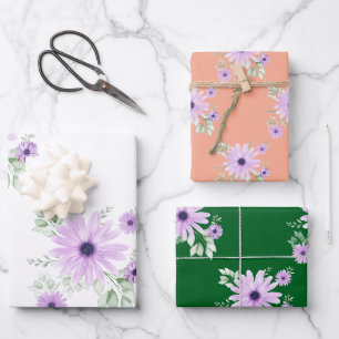 Spring Watercolor Floral Wrapping Paper – Elegant