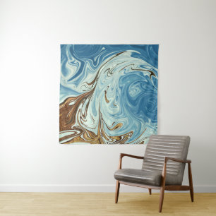 Spring Waves Best colourful painting Tapestry