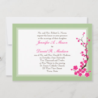 Spring Wedding Invitations | Pink Dogwood