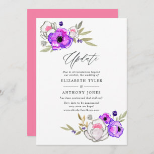 Spring Wedding Update Invitation