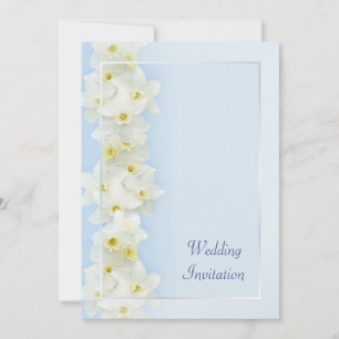 Spring wedding with daffodils invitation