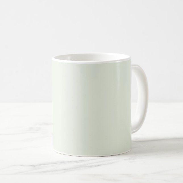 Spring Whisper Green Solid Colour Coffee Mug (Front Right)