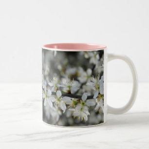 Spring,White Blossoms Photo Mug