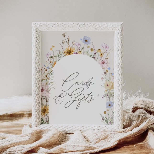Spring Wildflower Baby Shower Cards and Gifts Poster (Creator Uploaded)