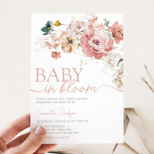 Spring Wildflower Baby Shower  Invitation