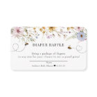 Spring Wildflower | Bee Baby Shower | Diaper 