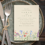 Spring Wildflower Boho Garden Wedding Invitation<br><div class="desc">This Spring Wildflower Boho Garden Wedding Invitation is a perfect choice for couples looking for a romantic and whimsical touch to their big day. The delicate floral design is inspired by wildflowers in bloom, creating a beautiful and organic feel. The boho style adds a touch of carefree elegance, perfect for...</div>