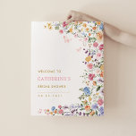 Spring Wildflower Butterfly Bridal Shower Welcome Poster<br><div class="desc">This classy welcome sign will surely brighten up your event. The design features cheerful watercolor wildflowers mixed with lush greenery foliage and a few fluttering butterflies. Use the text fields to personalise the card with your own wording and details. The background colour of the invite is set to white, but...</div>