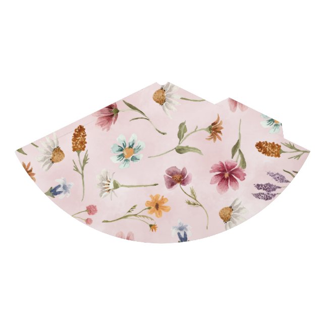 Spring Wildflower Cone Paper Party Hat (Front)