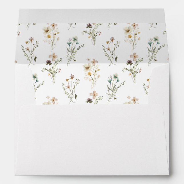 Spring Wildflower Envelope (Back (Bottom))