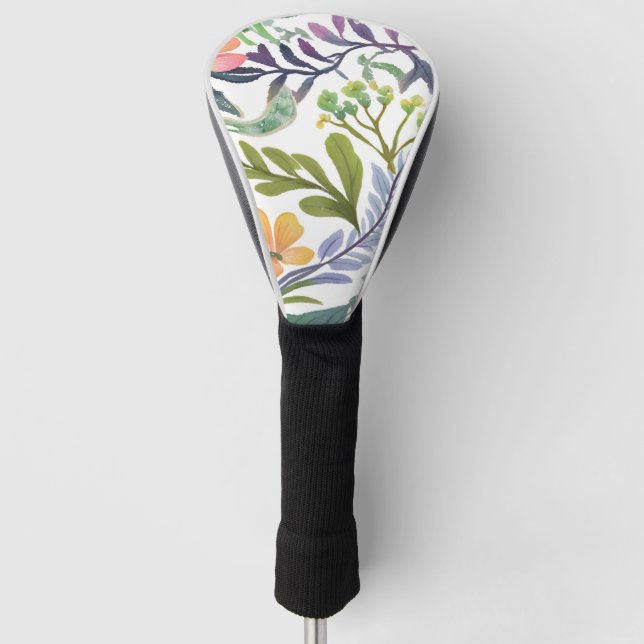 Spring Wildflower Florals | Flower Fields  Golf Head Cover (Front)