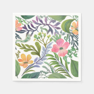 Spring Wildflower Florals Flower Fields Napkin