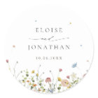 Spring Wildflower Garden Floral Minimalist Wedding